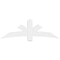 Ekena Millwork Alberta Architectural Grade PVC Gable Bracket, 72"W x 24"H x 6"D x 6"F, 8/12 Pitch GBP072X24X0606ALB00 - alternate 3